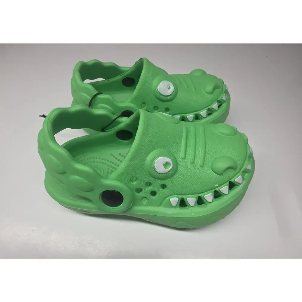 Brand New- Deal/ Boys & Girls Toddler Dinosaur Slip On Sandals Size 5/6